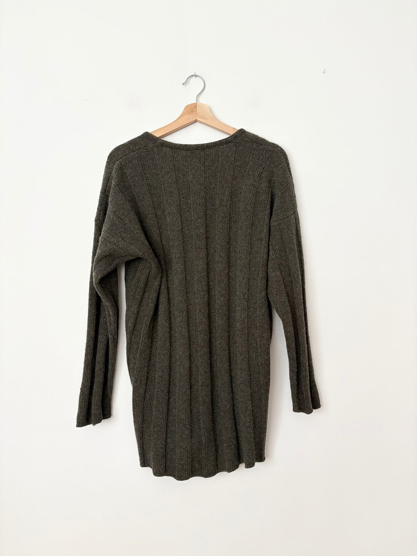 Pull oversize en laine tricotée Sisley, taille M/L