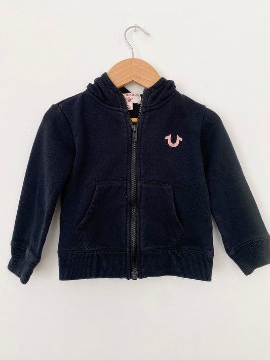 True Religion zip hoodie 2T