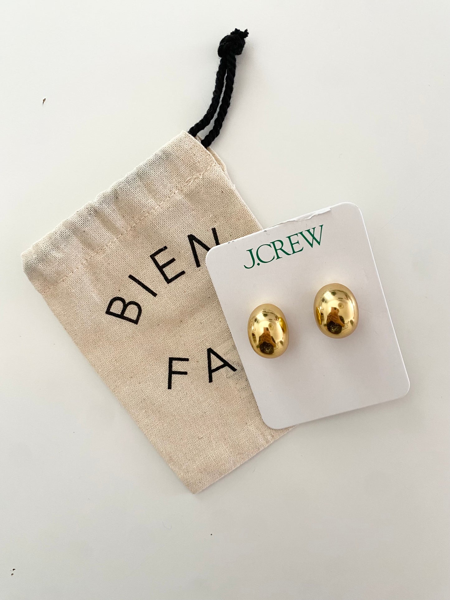 J.crew sculptural orb earrings