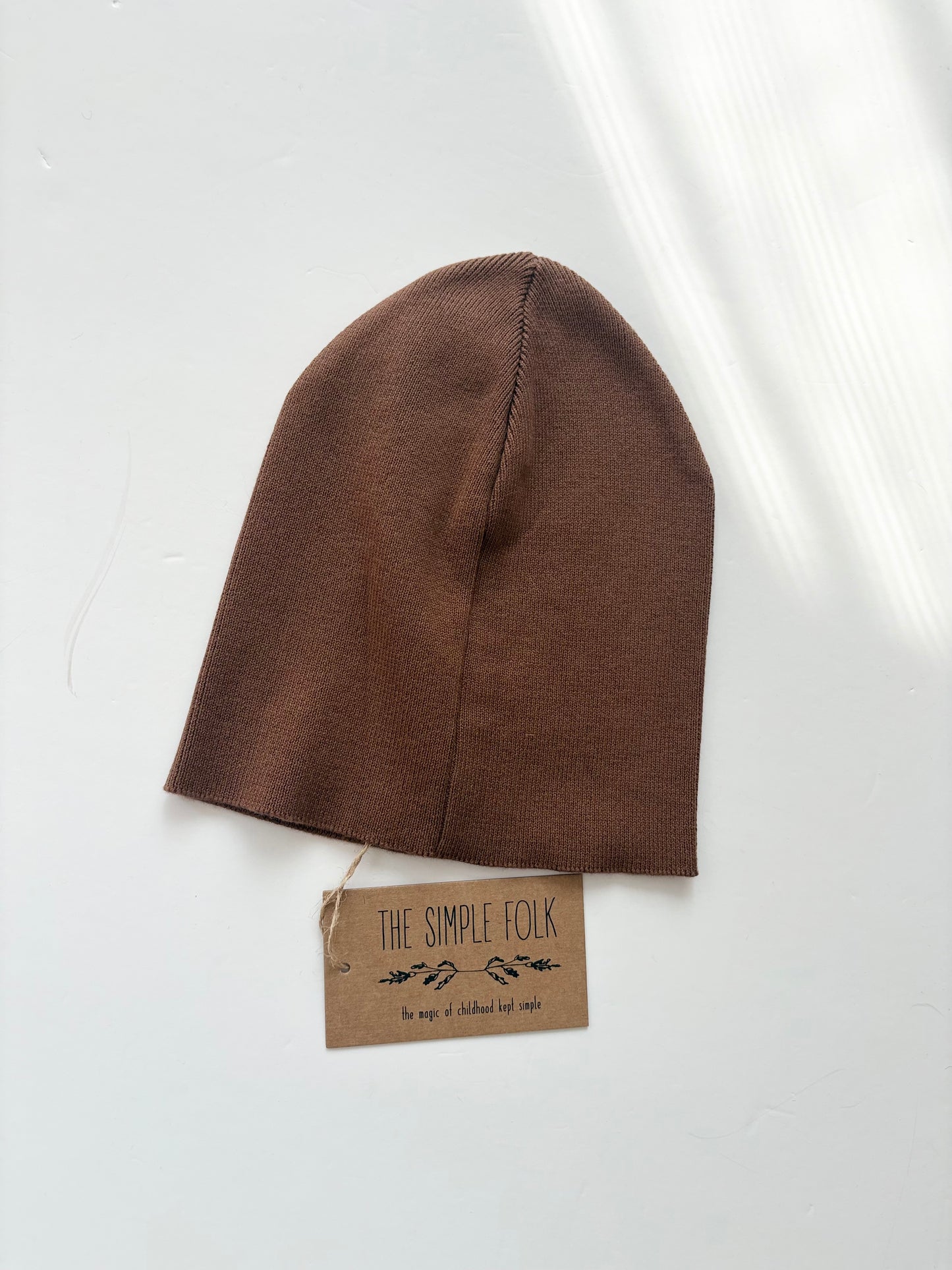 The simple folk knit beanie *Multiple sizes*