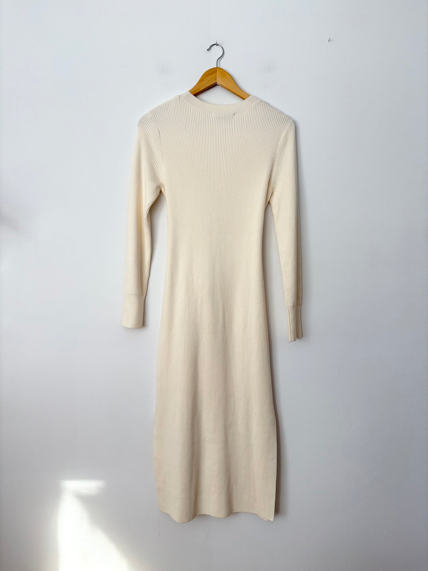 Robe midi côtelée ceinturée &Other Stories, taille L