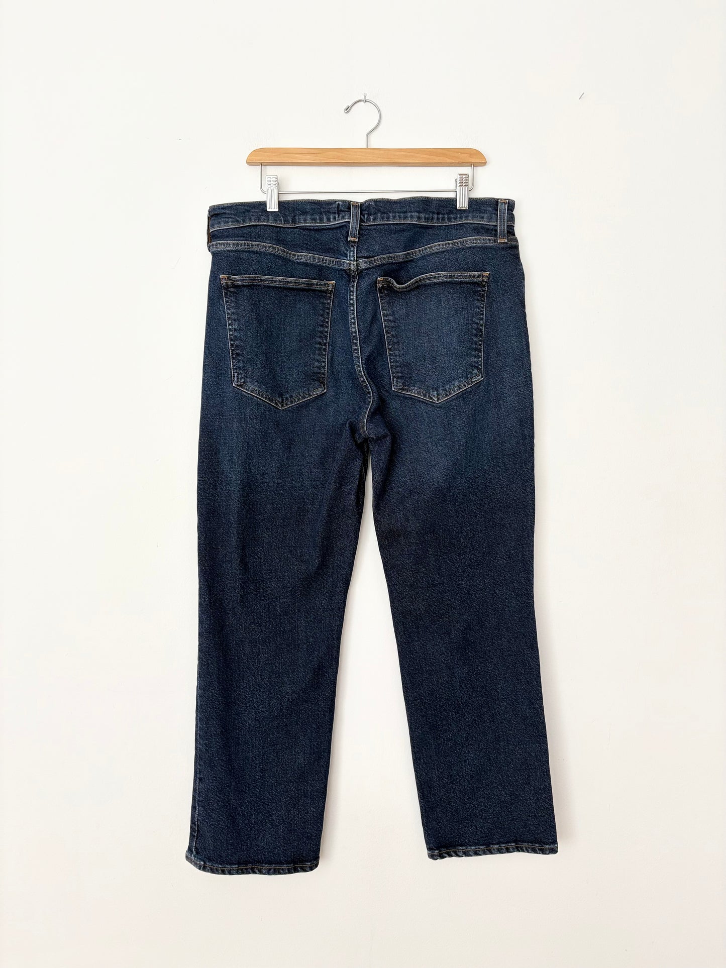 Agolde Kye mid rise straight crop jeans W32