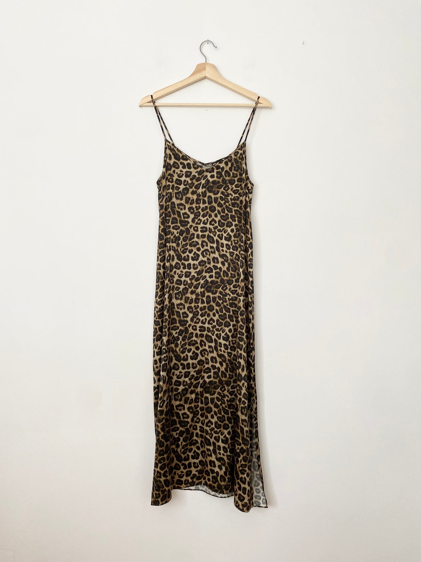 Robe longue léopard en soie The Kooples M/L
