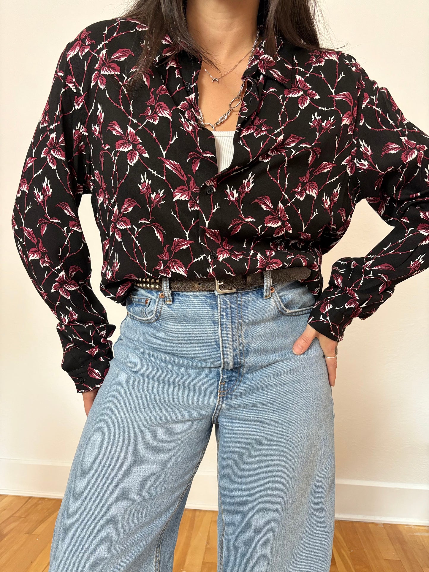 The kooples spicy leaves button down shirt *Multiple sizes*
