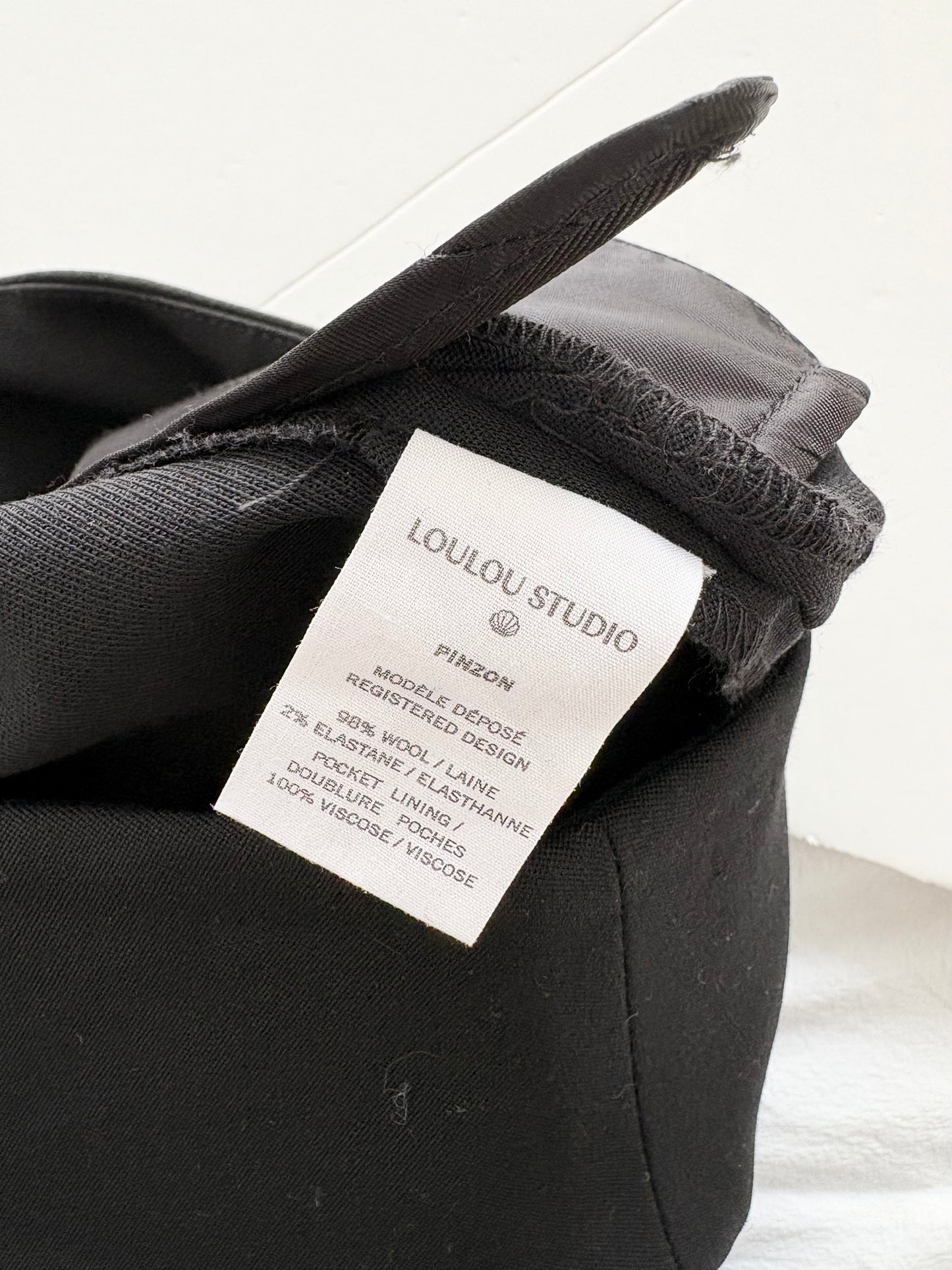 Loulou studio pantalon fuselé en laine stretch pinzon XS