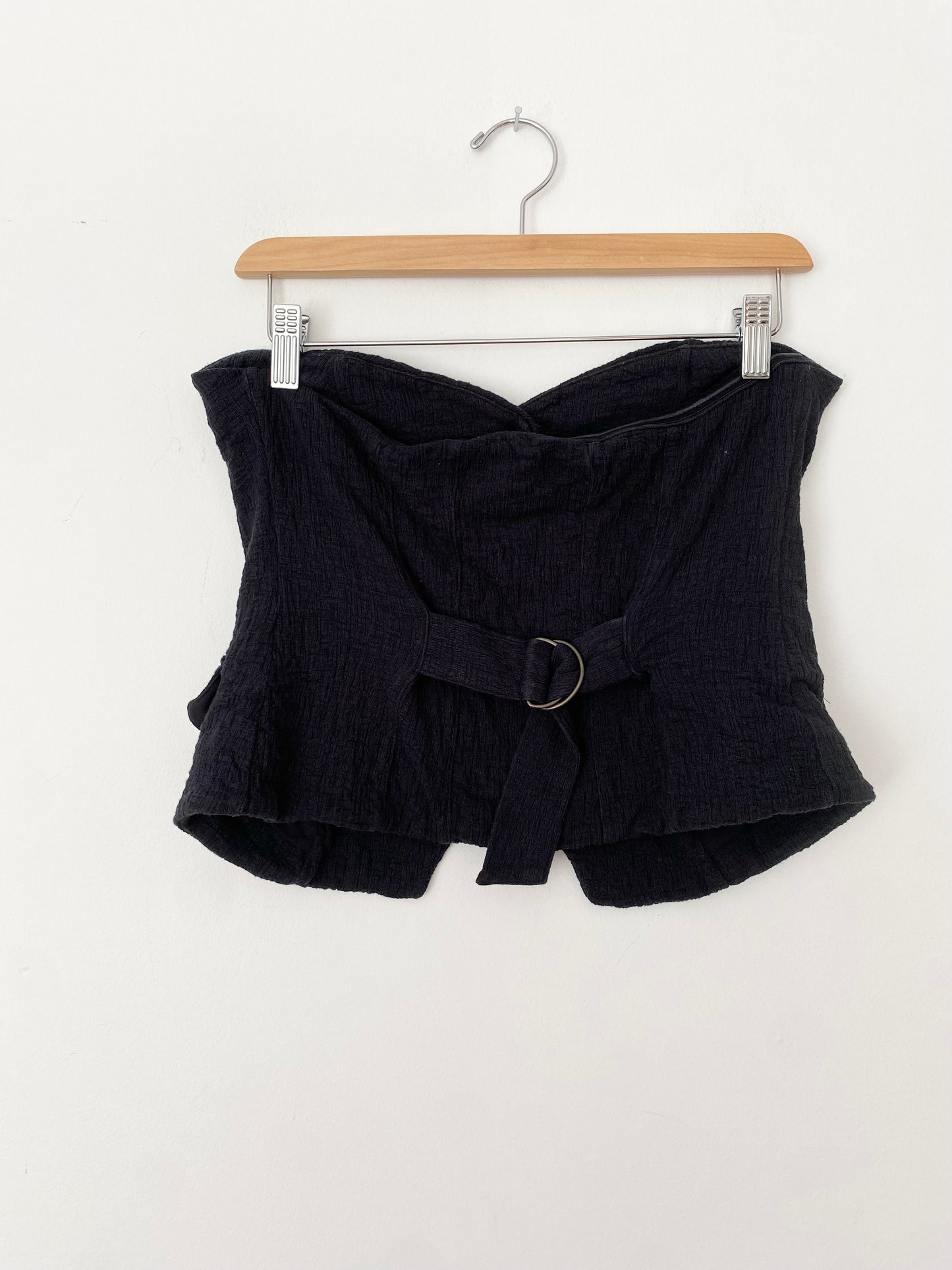 Anthropologie strapless vest stop S/M