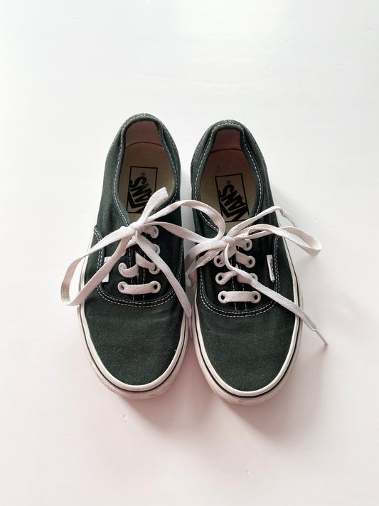 Vans authentic khaki lace ups US5.5