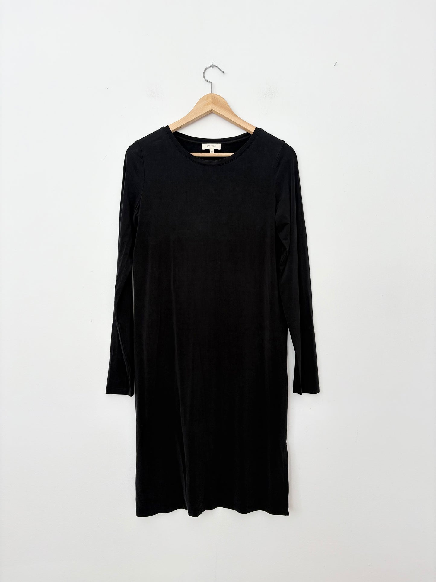 Babaton long sleeve cupro dress Small