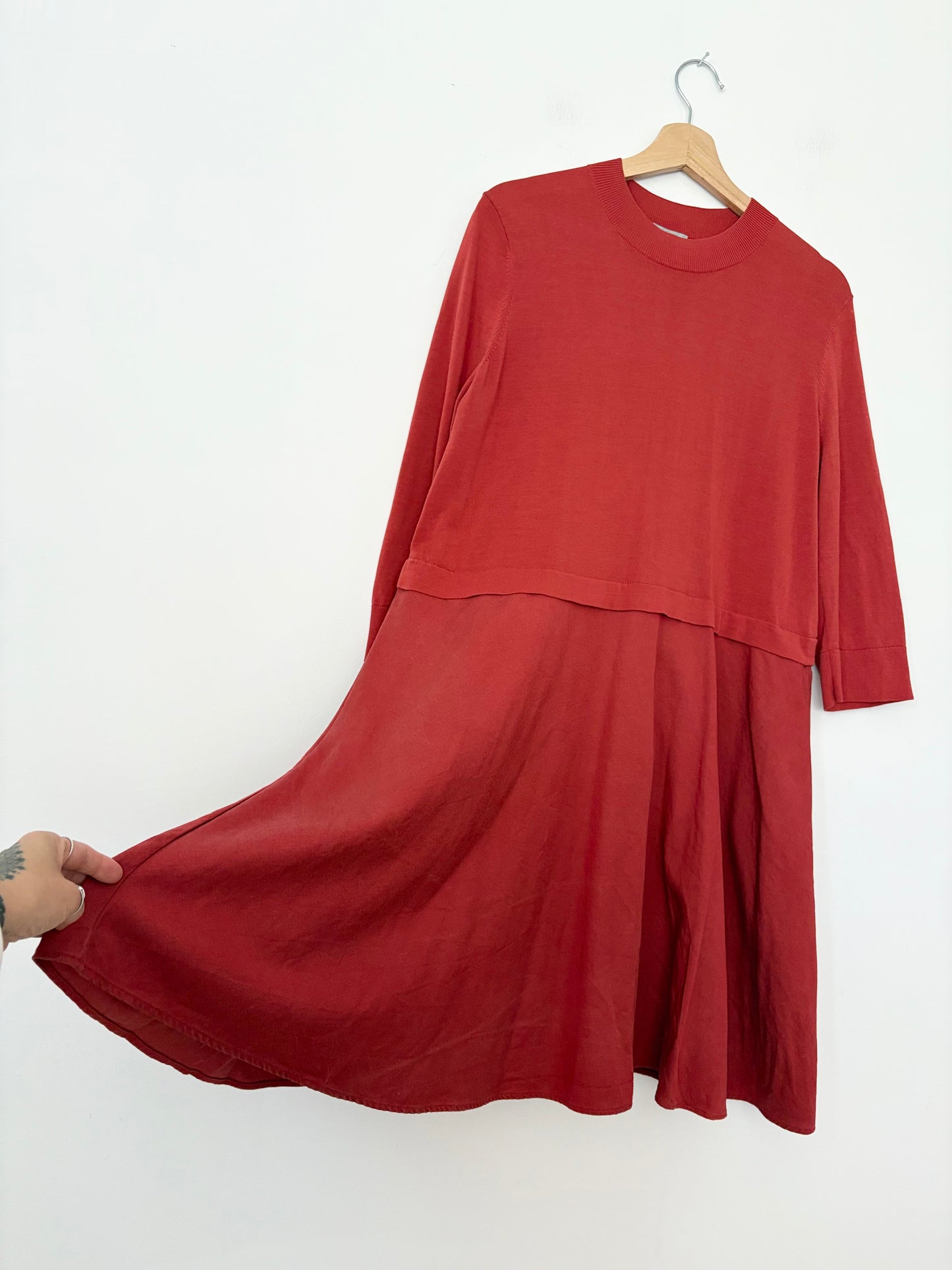 COS knitted midi dress Large