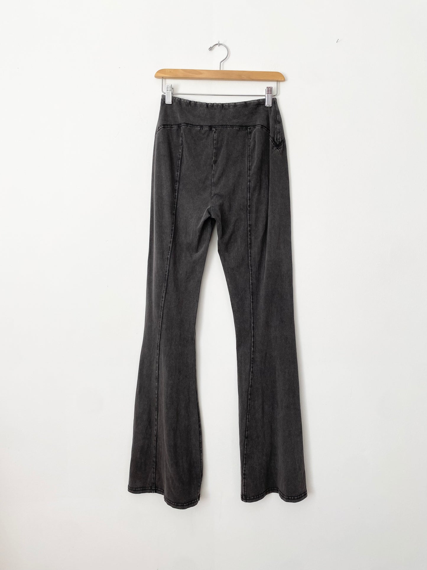 Urban outfitters faded black flare leggings Medium