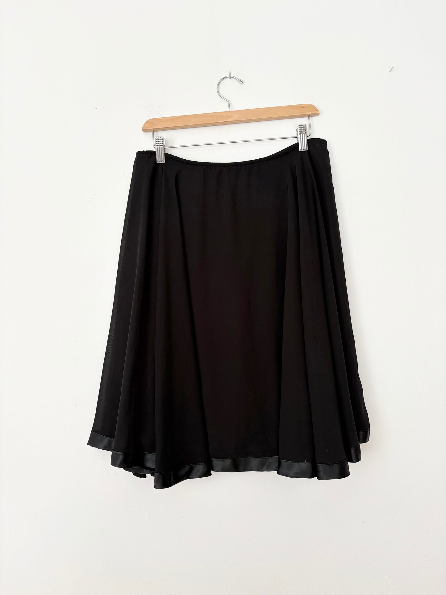 Vintage flowy midi skirt M/L