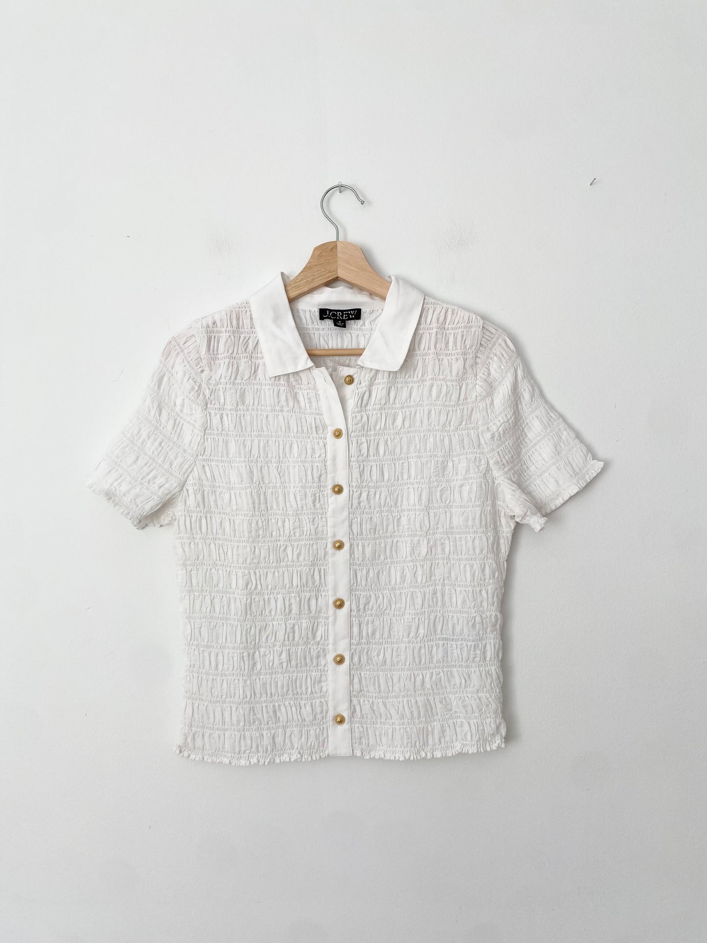 Chemise boutonnée à smocks J.Crew Medium