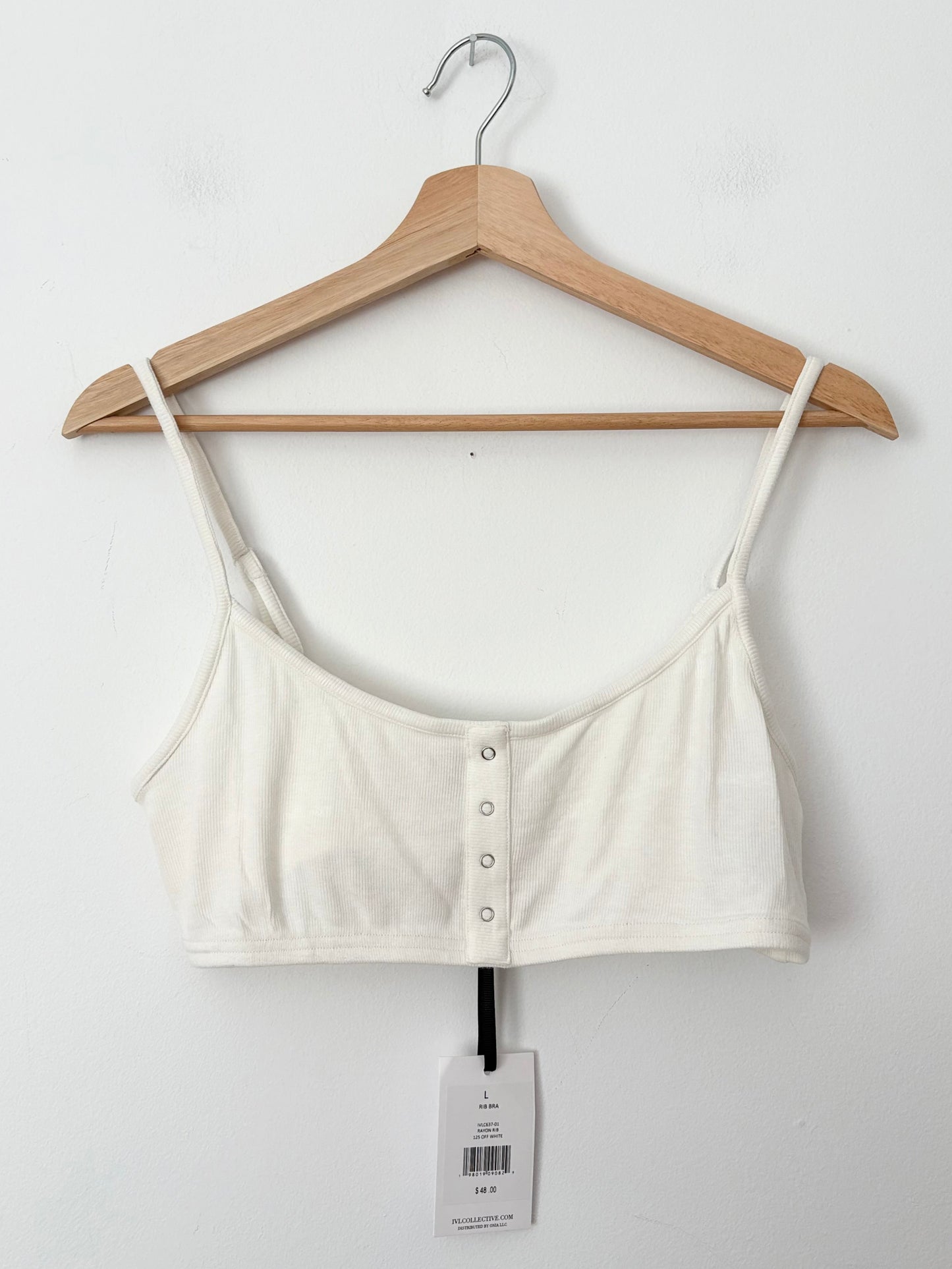 IVL Collective rib bralette Large