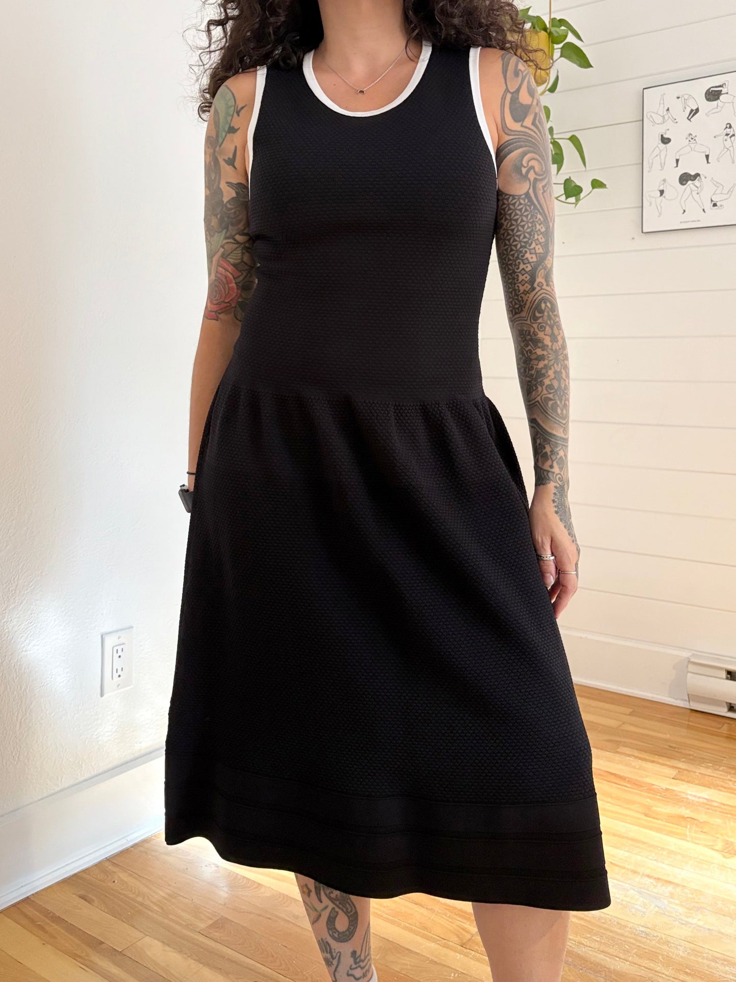 Jonathan Simkhai drop waist midi dress Medium