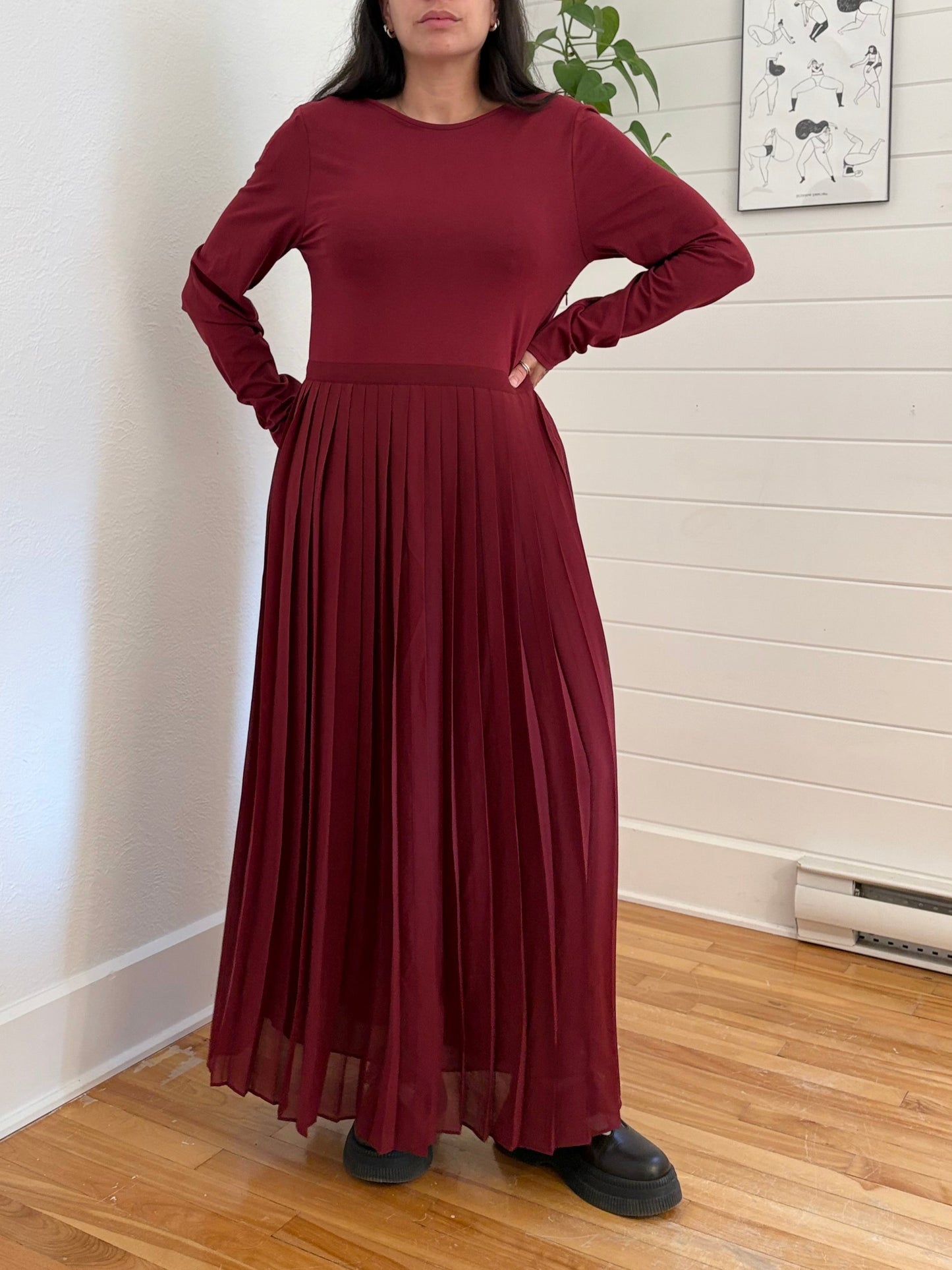 J.crew pleated ballet dress Large