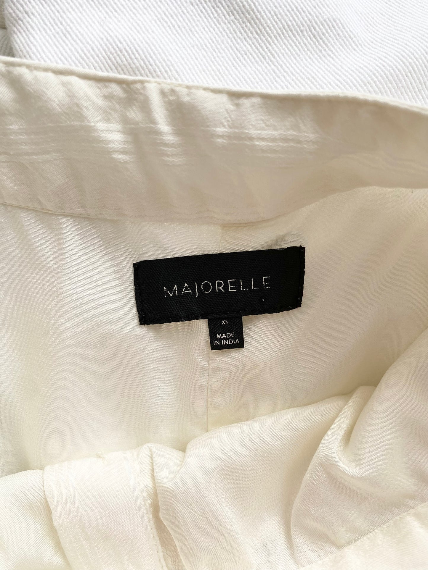 Majorelle cream maxi skirt XS