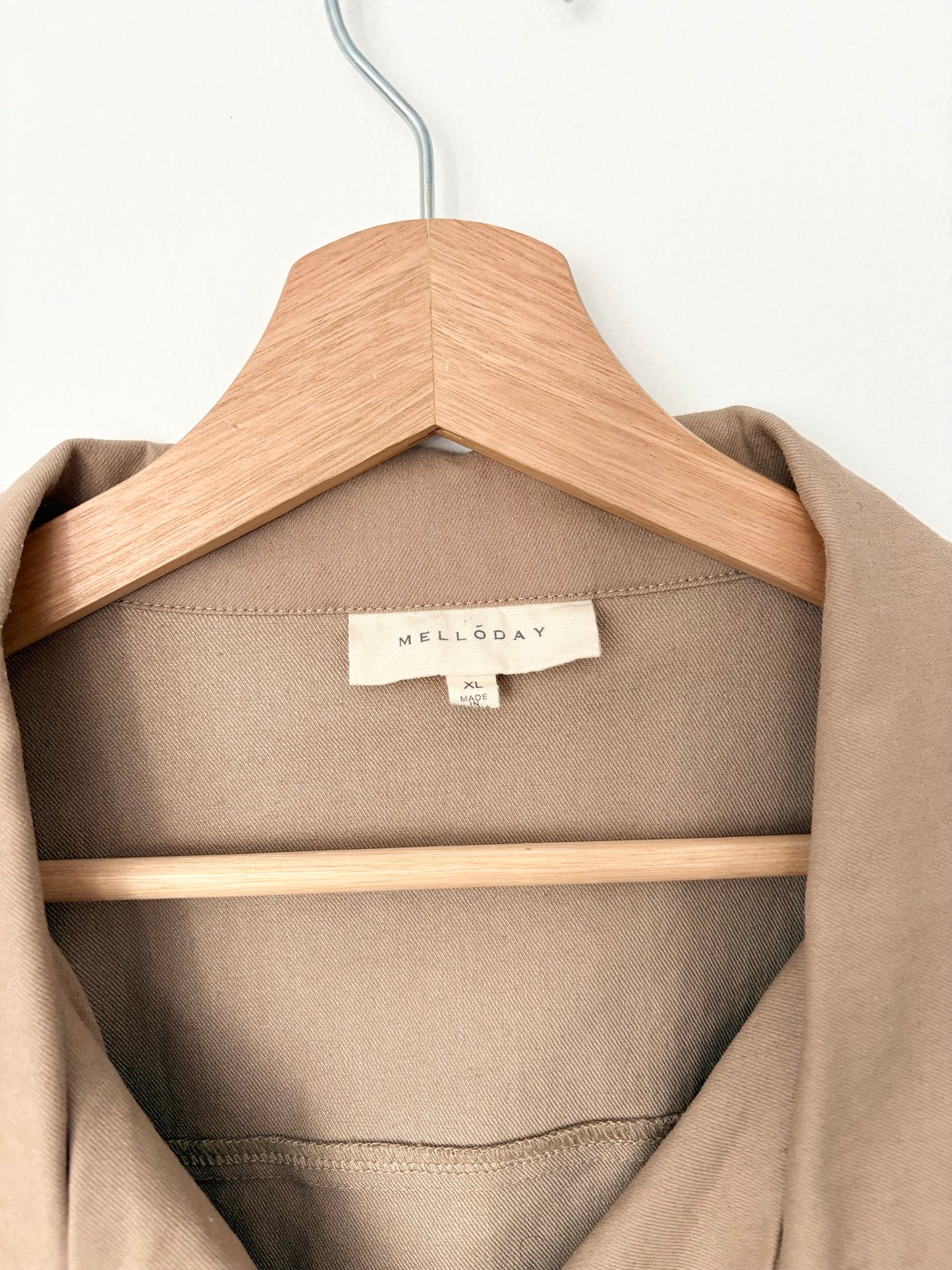 Veste en jean cintrée à taille Melloday XL