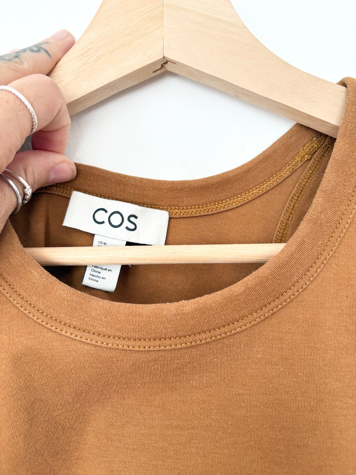 COS heavyweight cotton tank top Medium