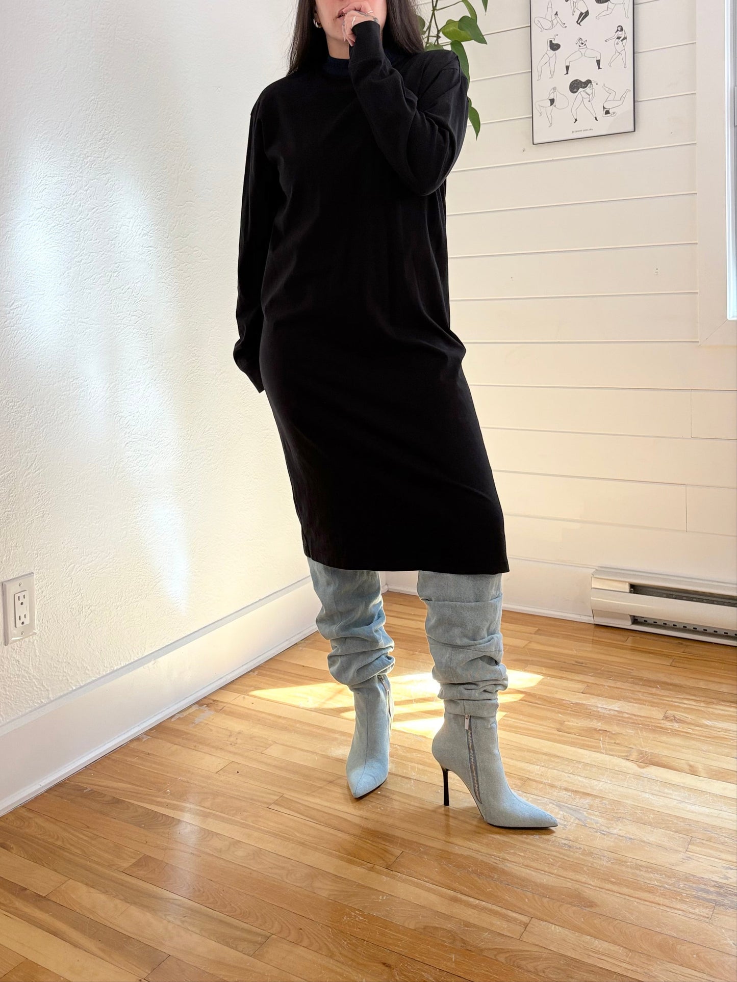 Acne Studios long sleeve Tshirt dress Medium