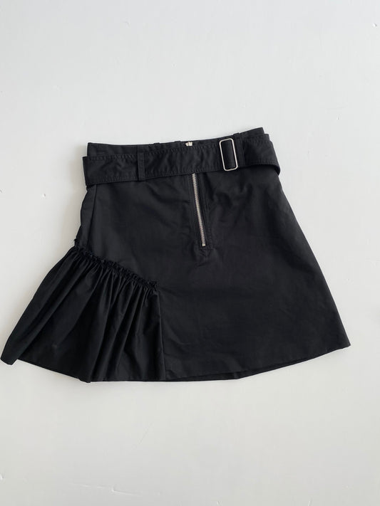 Mini-jupe à volants ceinturée Sandro Paris Small