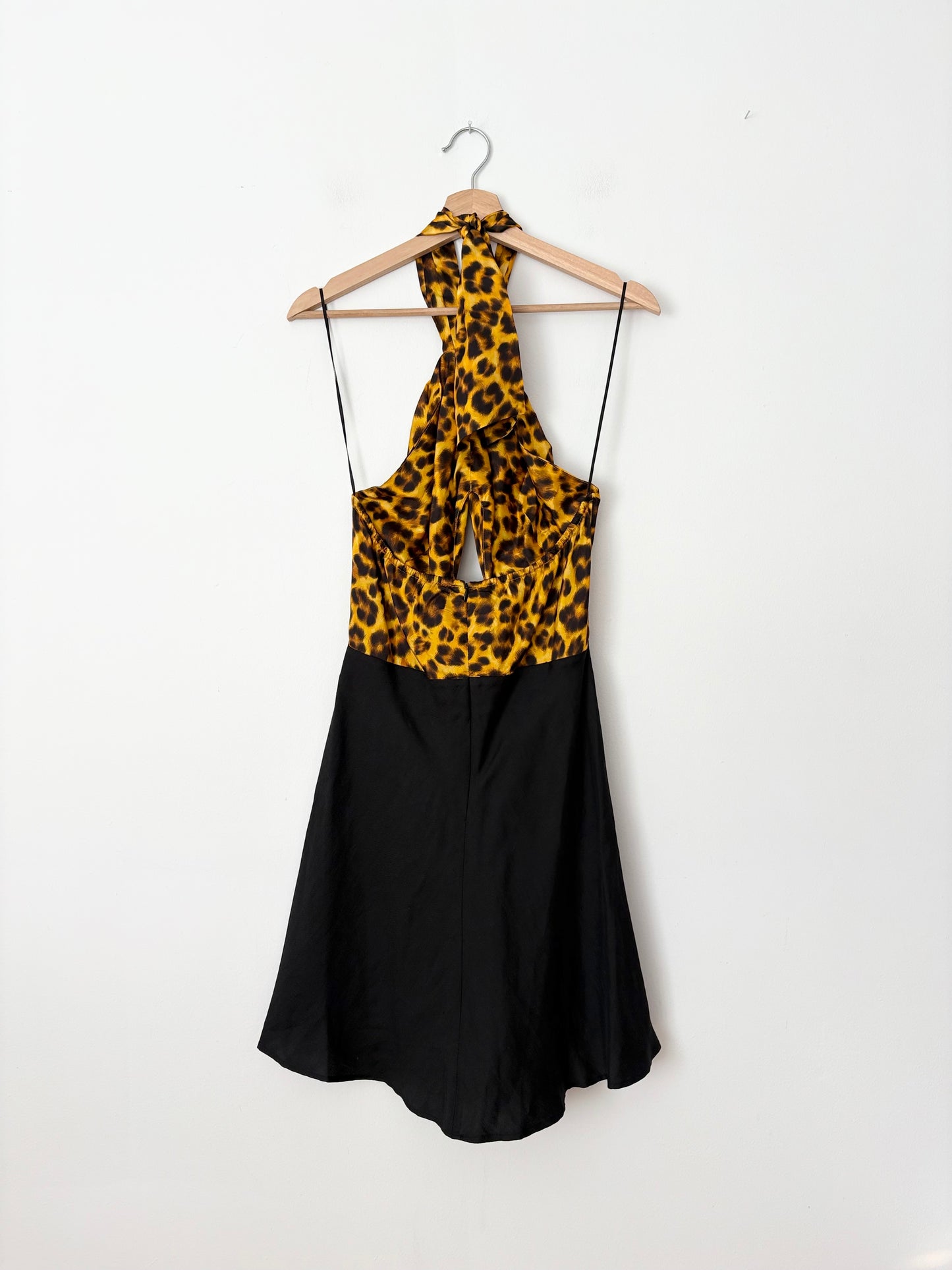 Sandro Argane linen blend dress M/L