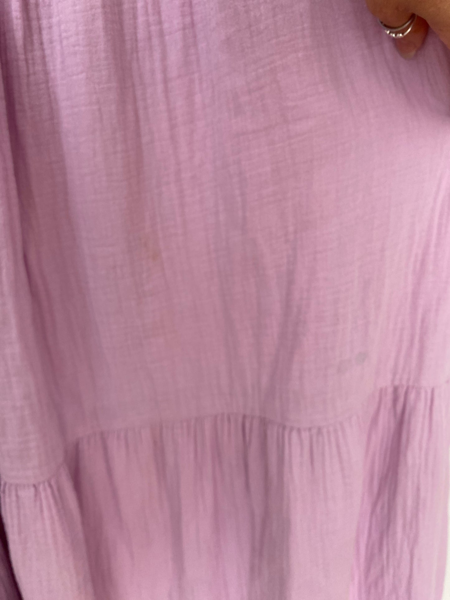 Robe longue en gaze à bretelles volantées J.crew Medium