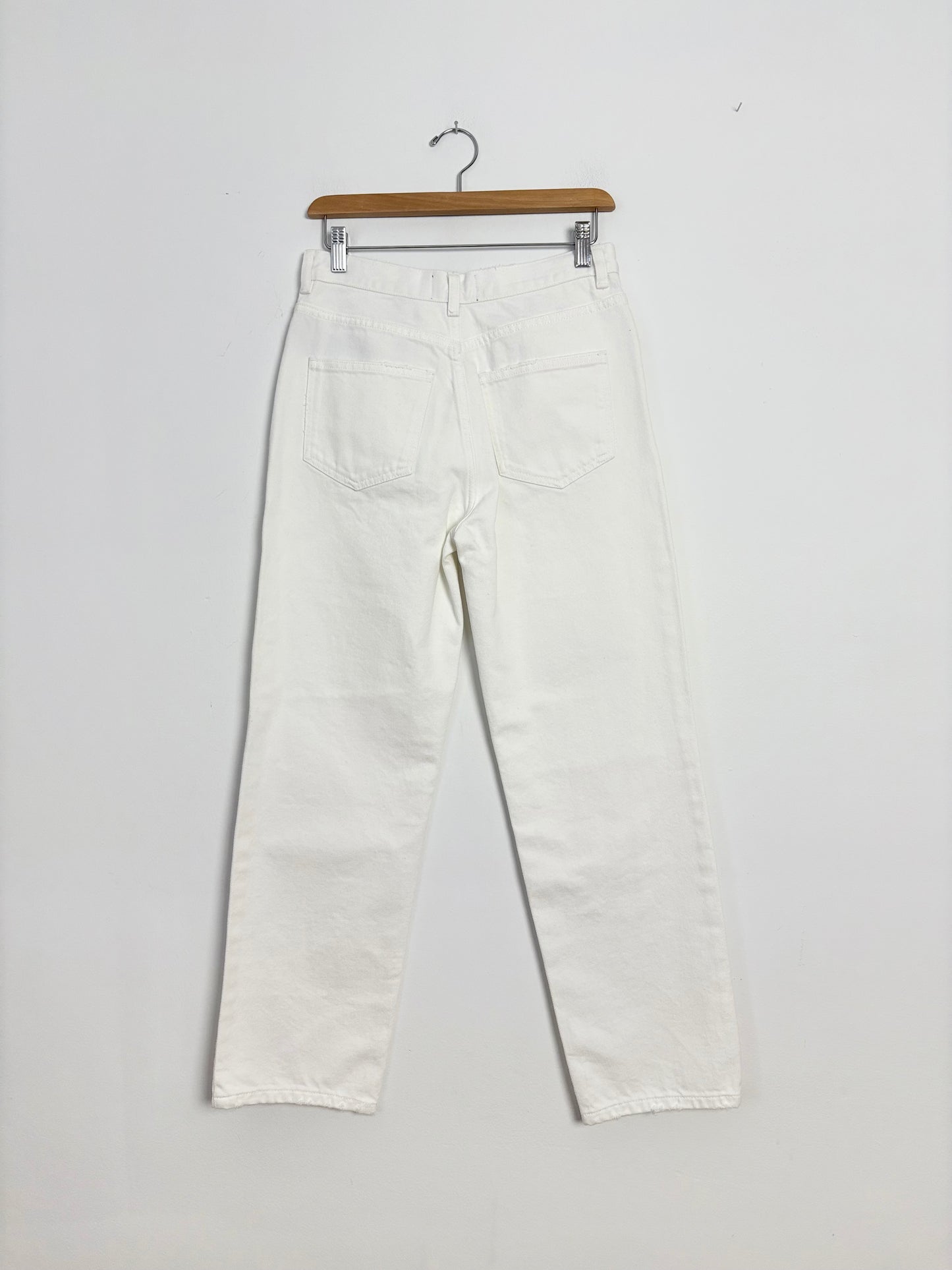 The kooples white straight cut jeans W27