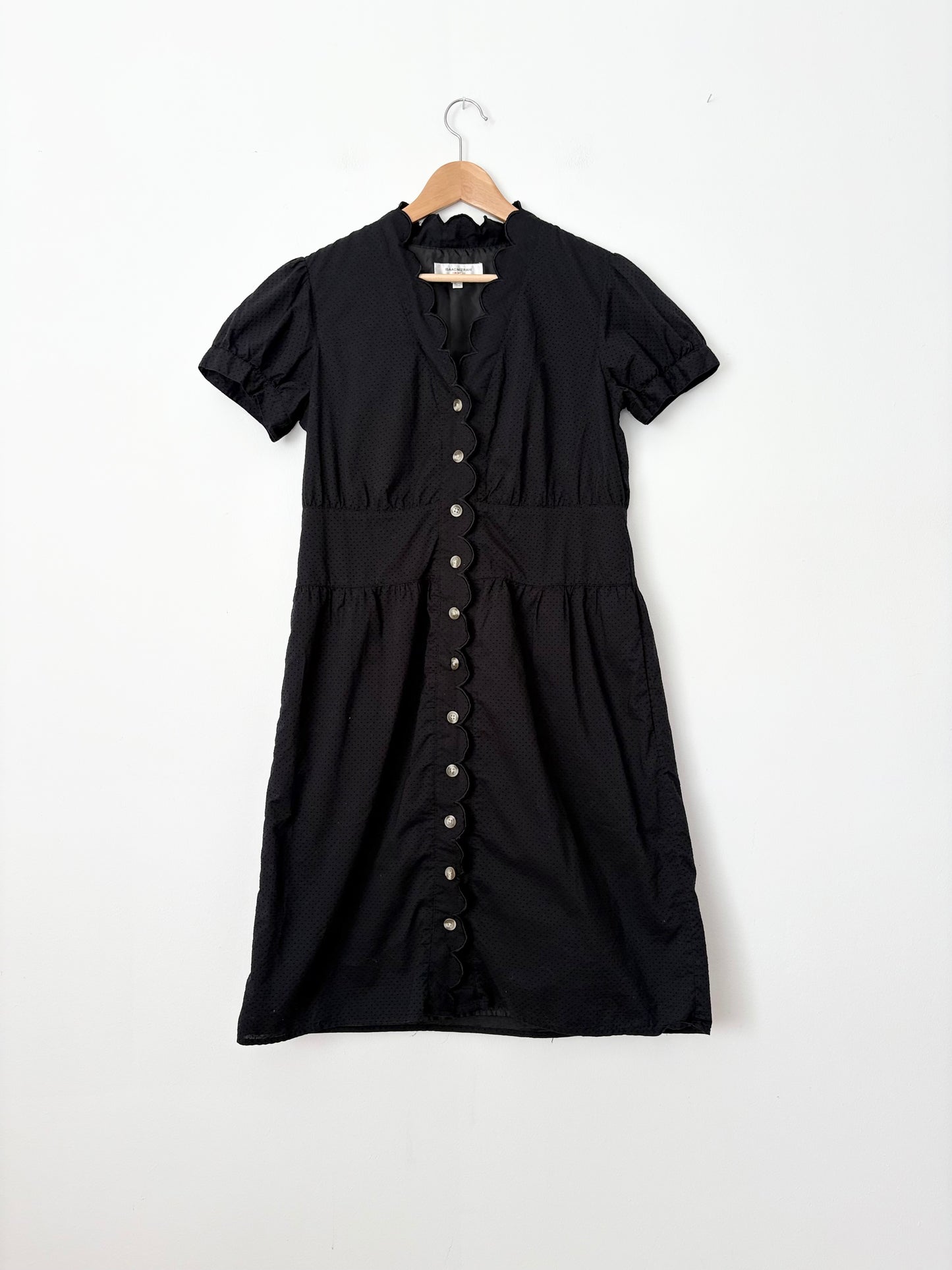 Isaac Mizrahi for Target scalloped midi dress Large