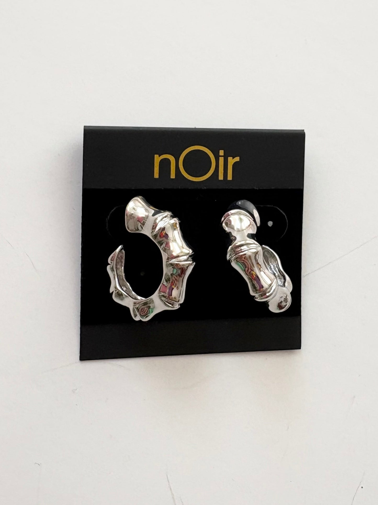 Noir NYC bamboo taper earrings