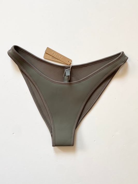 SKIMS rubberized scuba swim bottom Large