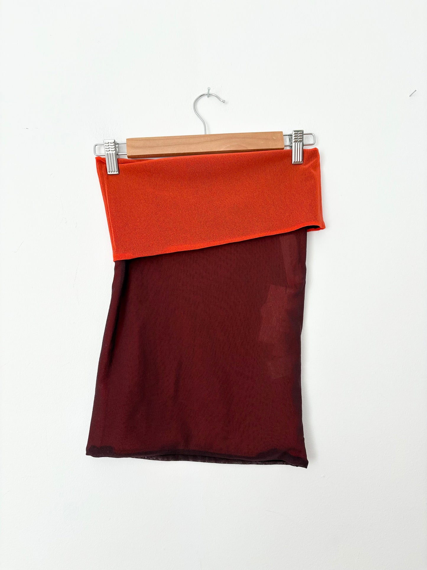 Marina Moscone Twist tube top S-L