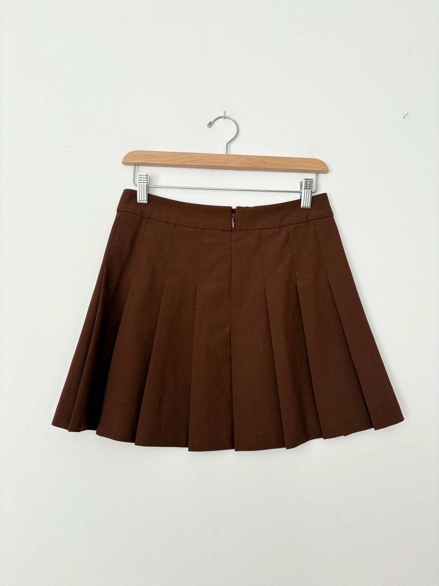 Sunday Best Olive micro skirt Small