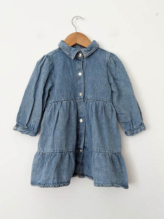 Robe en jean à volants Zara 18/24 mois