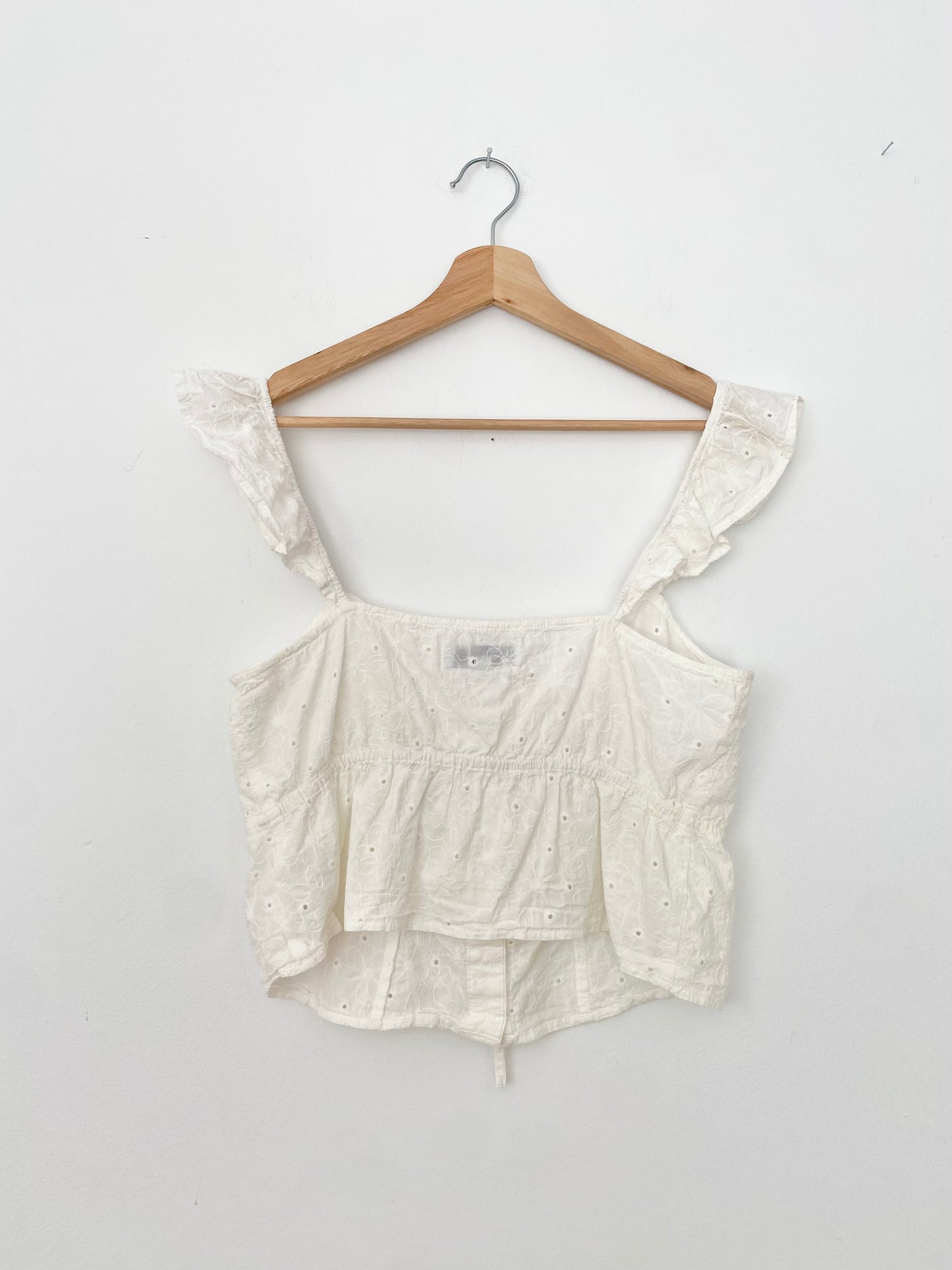 Louna eyelet sleeveless top Large