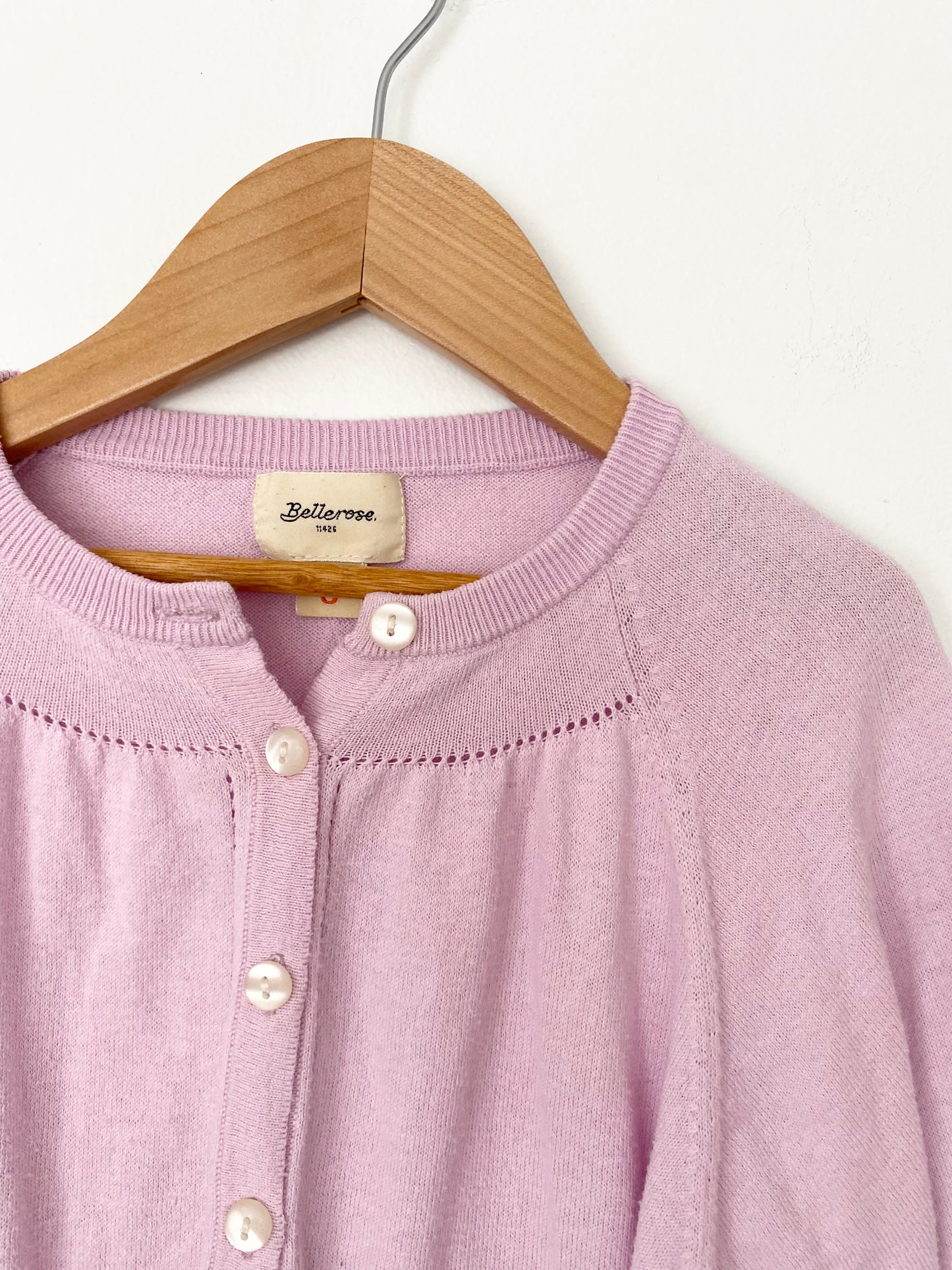 Bellerose pink knit cardigan 5/6