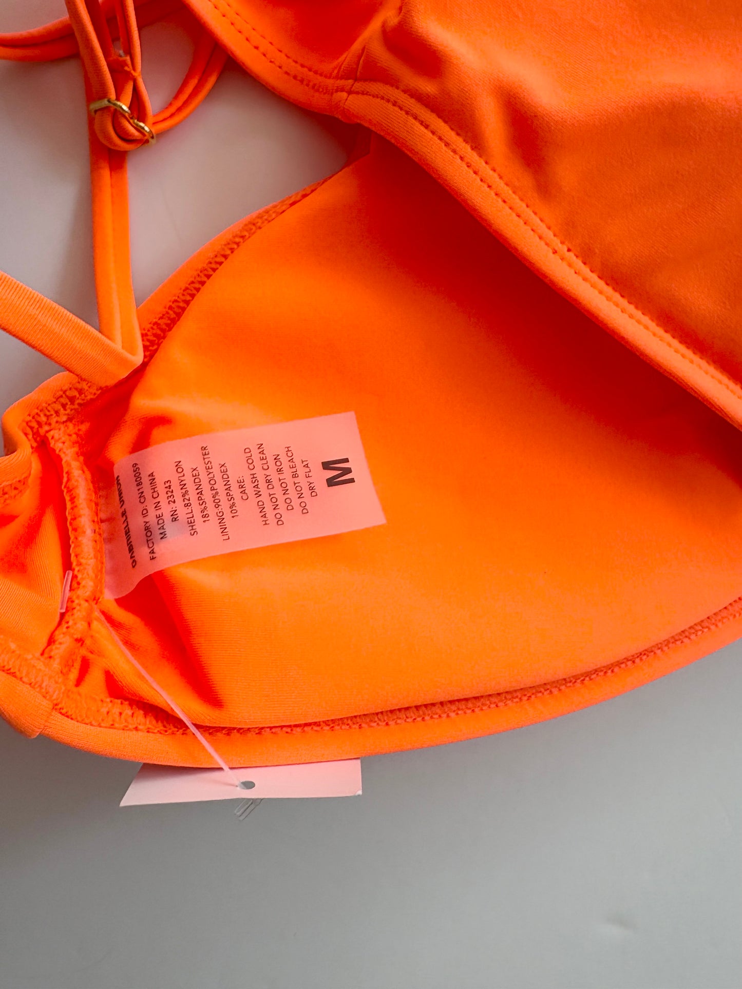 Maillot de bain Gabrielle Union néon échancré Medium
