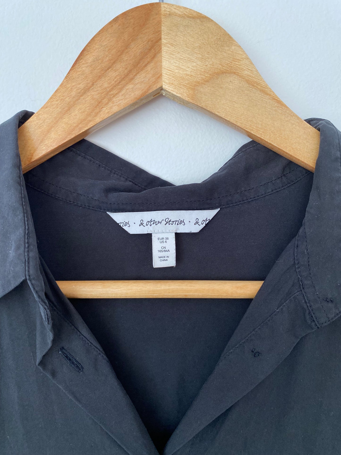 Chemise midi en satin coupe carrée & other stories Medium
