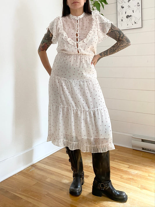Robe midi For Love &Lemons X Jamie King January Small