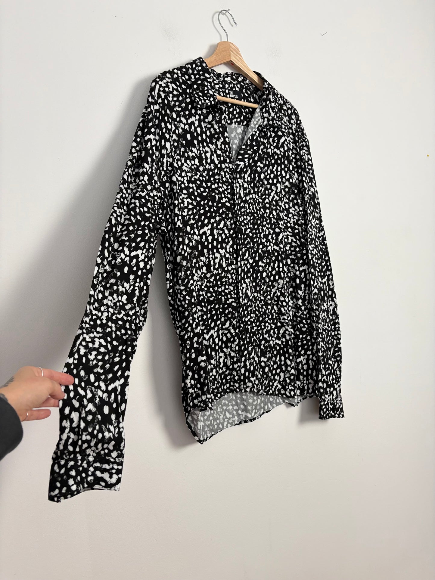 The kooples printed button up shirt XXL