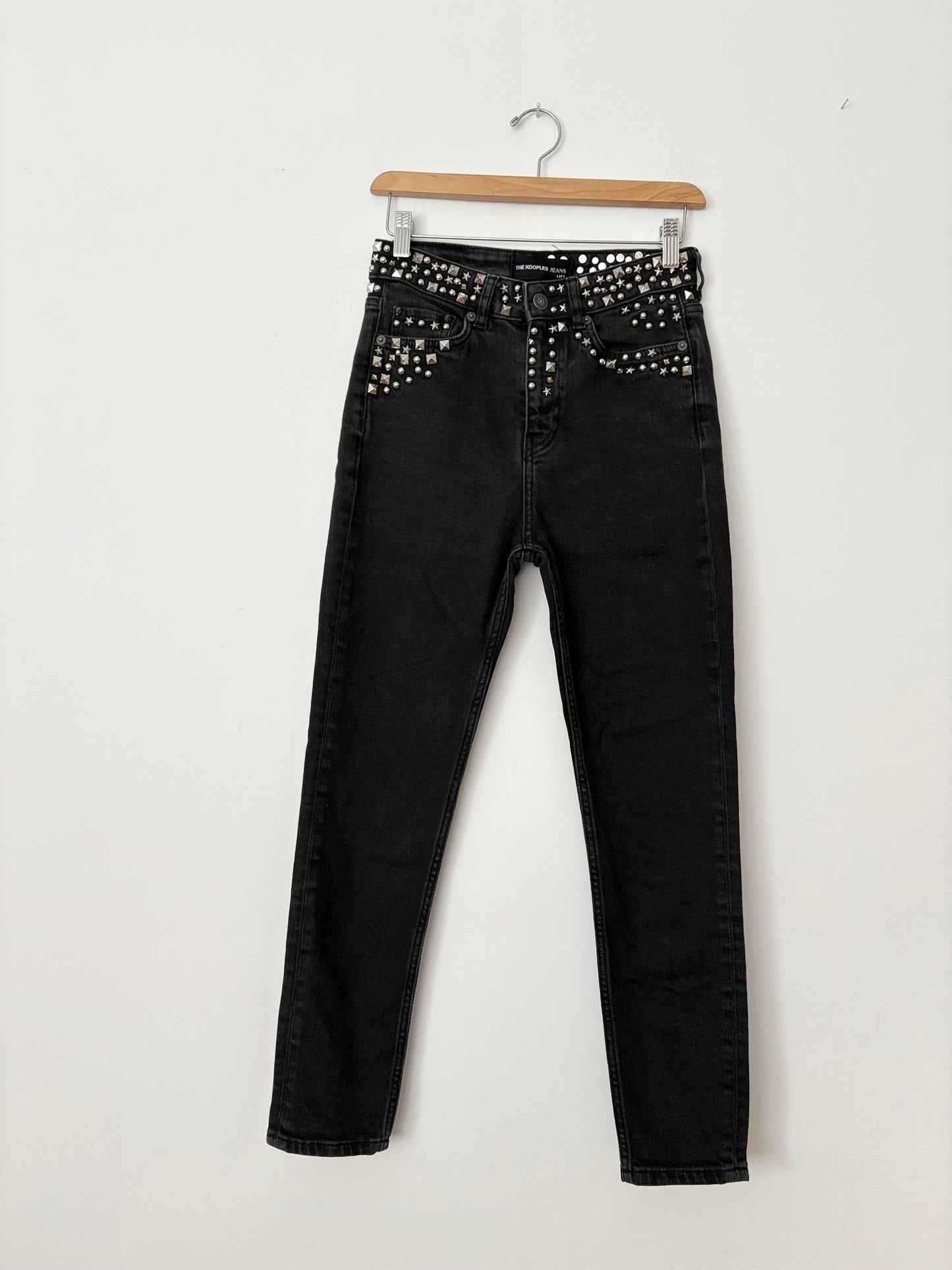 The kooples lizy studded slim jeans W26