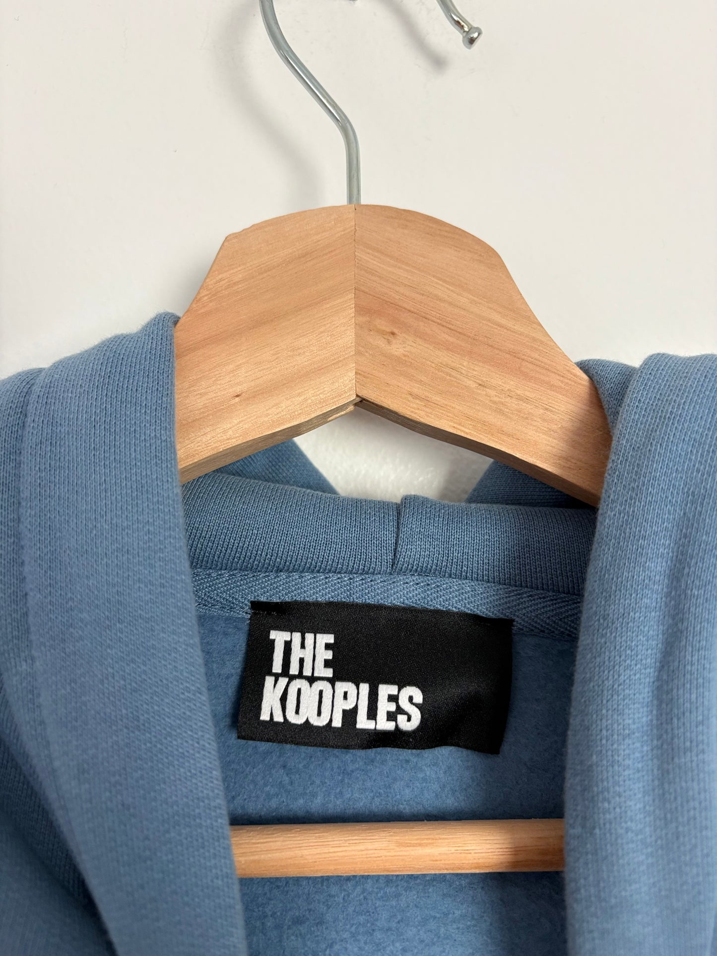 The kooples blue 'what is' cotton hoodie XL