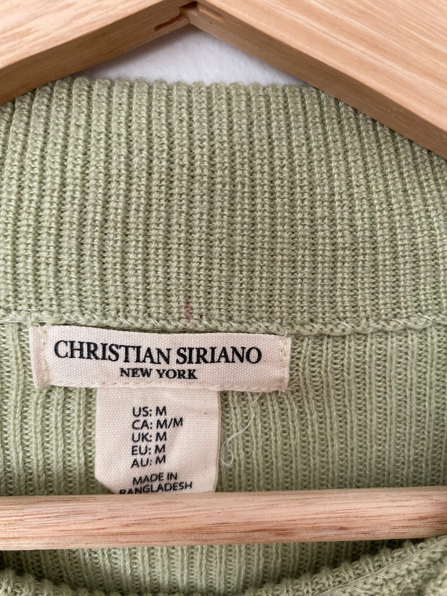 Pull sans manches à col montant en tricot Christian Siriano M/L