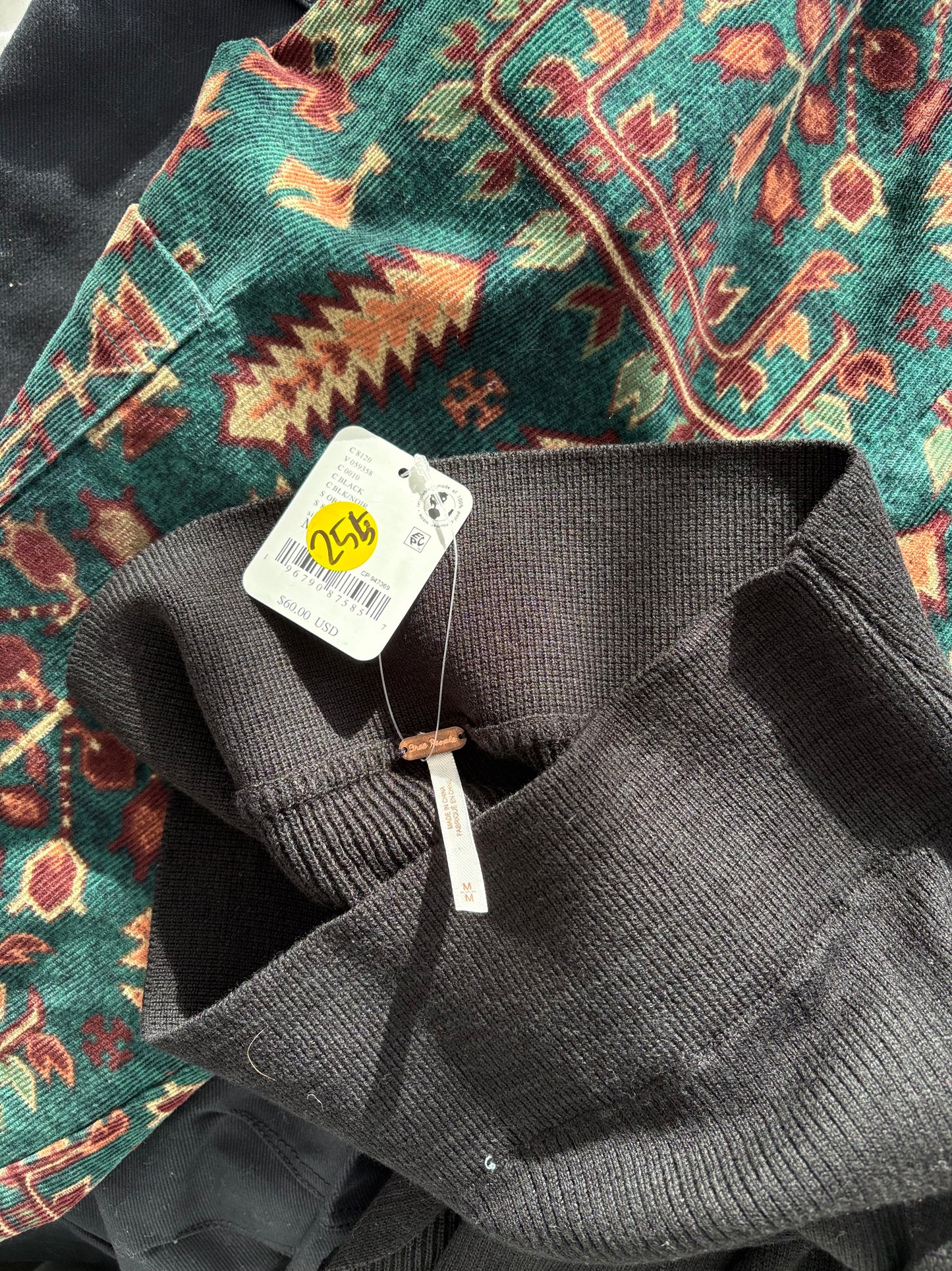 Free people skyline ribbed midi skirt Medium