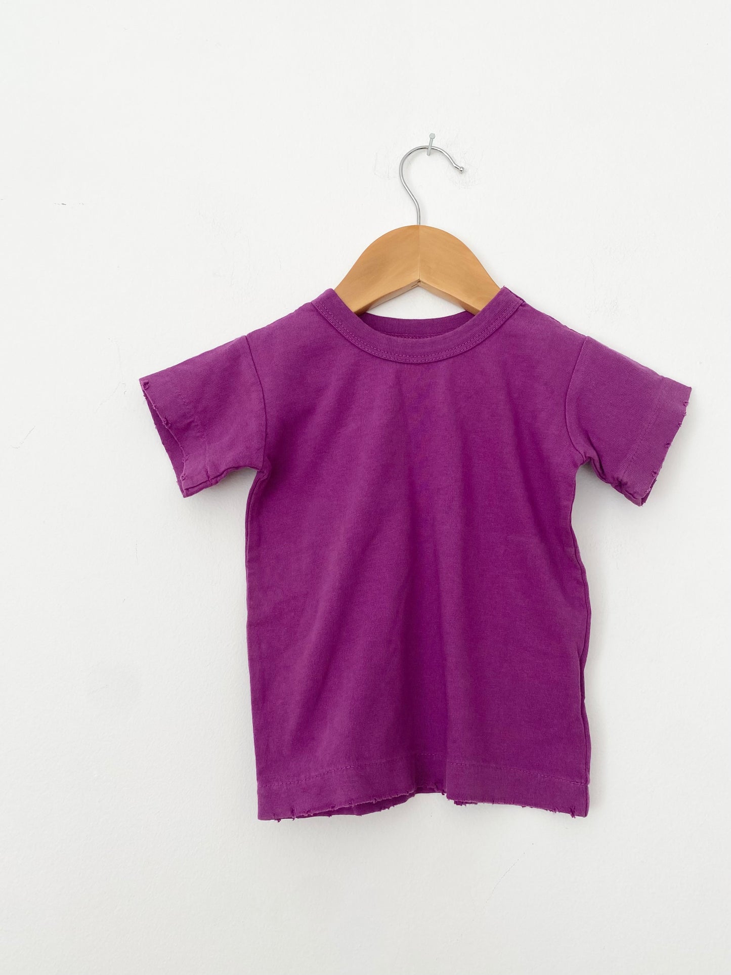 Hey gang distressed purple tee 18 months