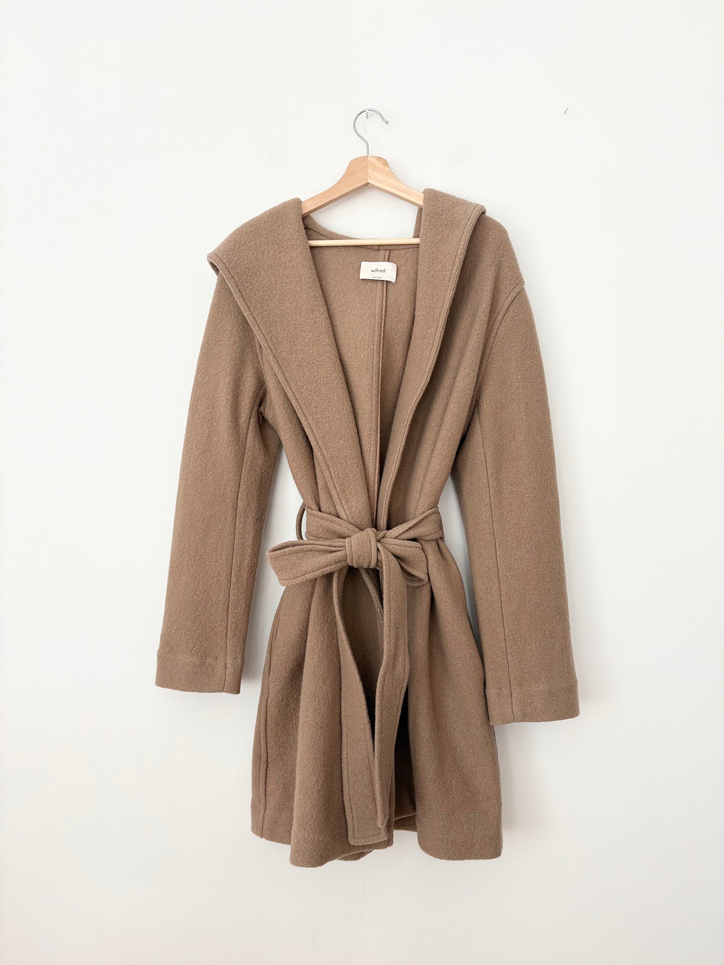 Veste en laine mérinos ceinturée Wilfred Large