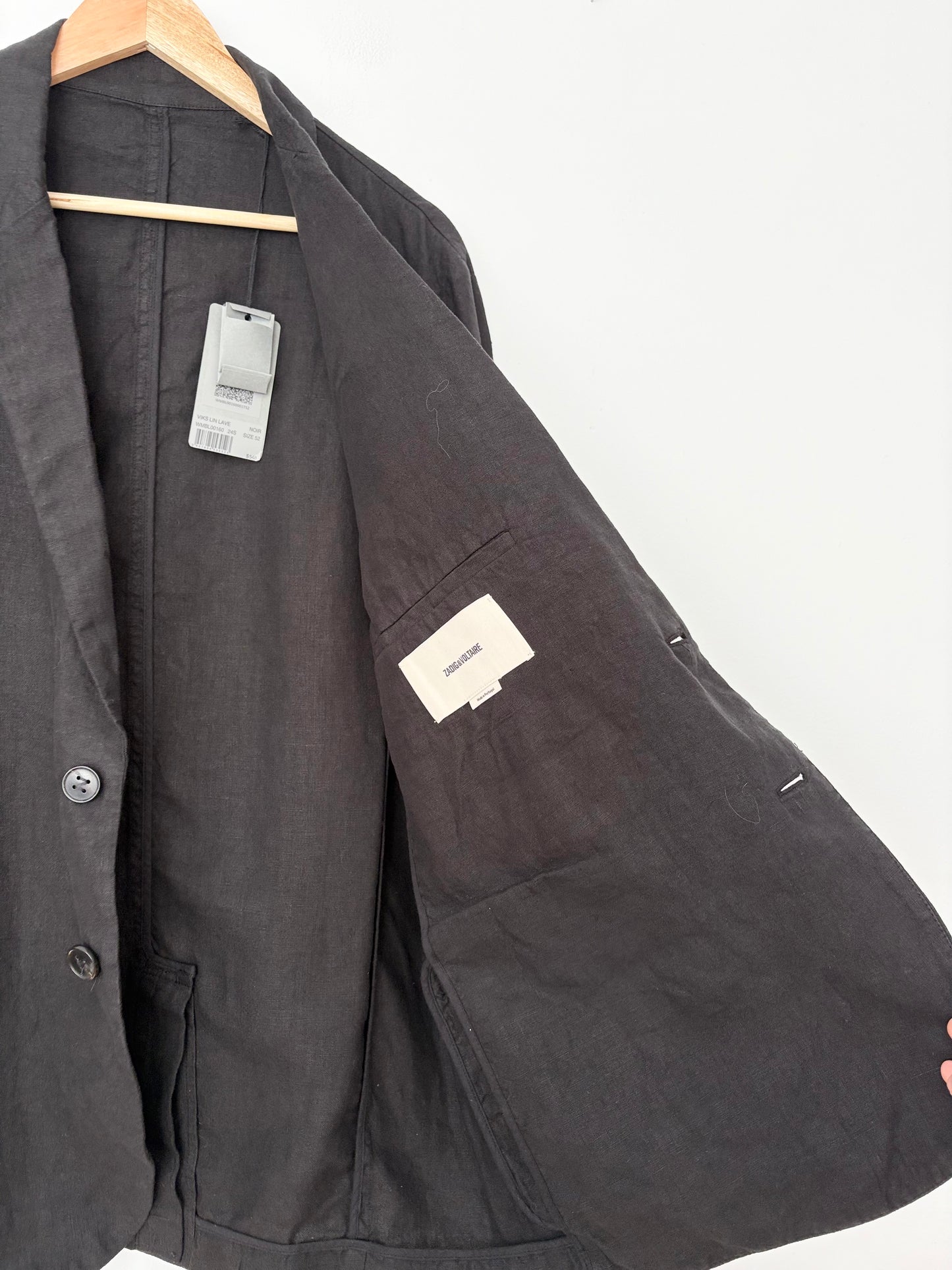 Zadig & Voltaire viks linen blazer XL
