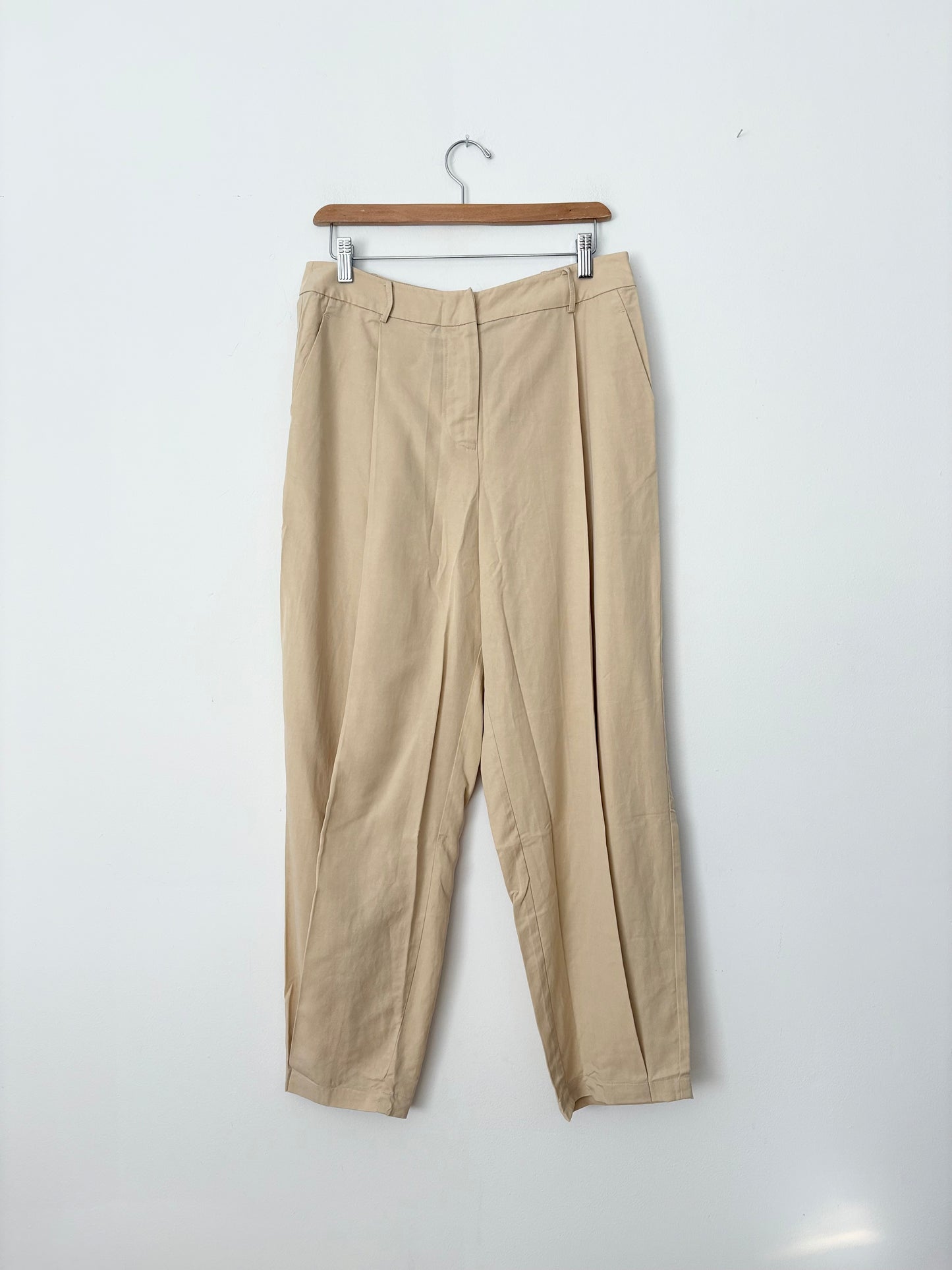 Lattelier linen blend tailored pants Large
