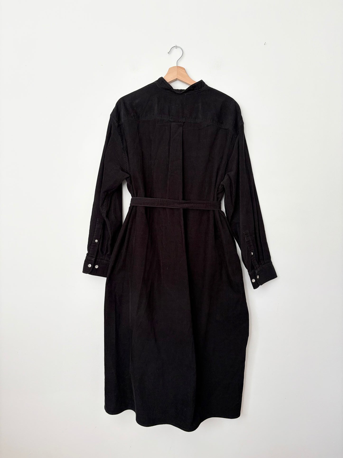 Uniqlo U corduroy belted shirt dress Medium