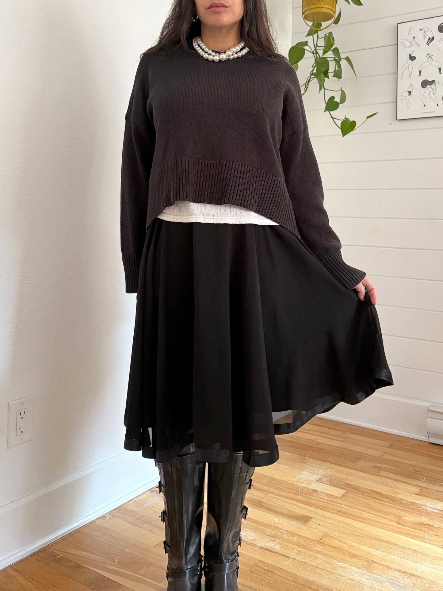 Everlane boxy knit sweater