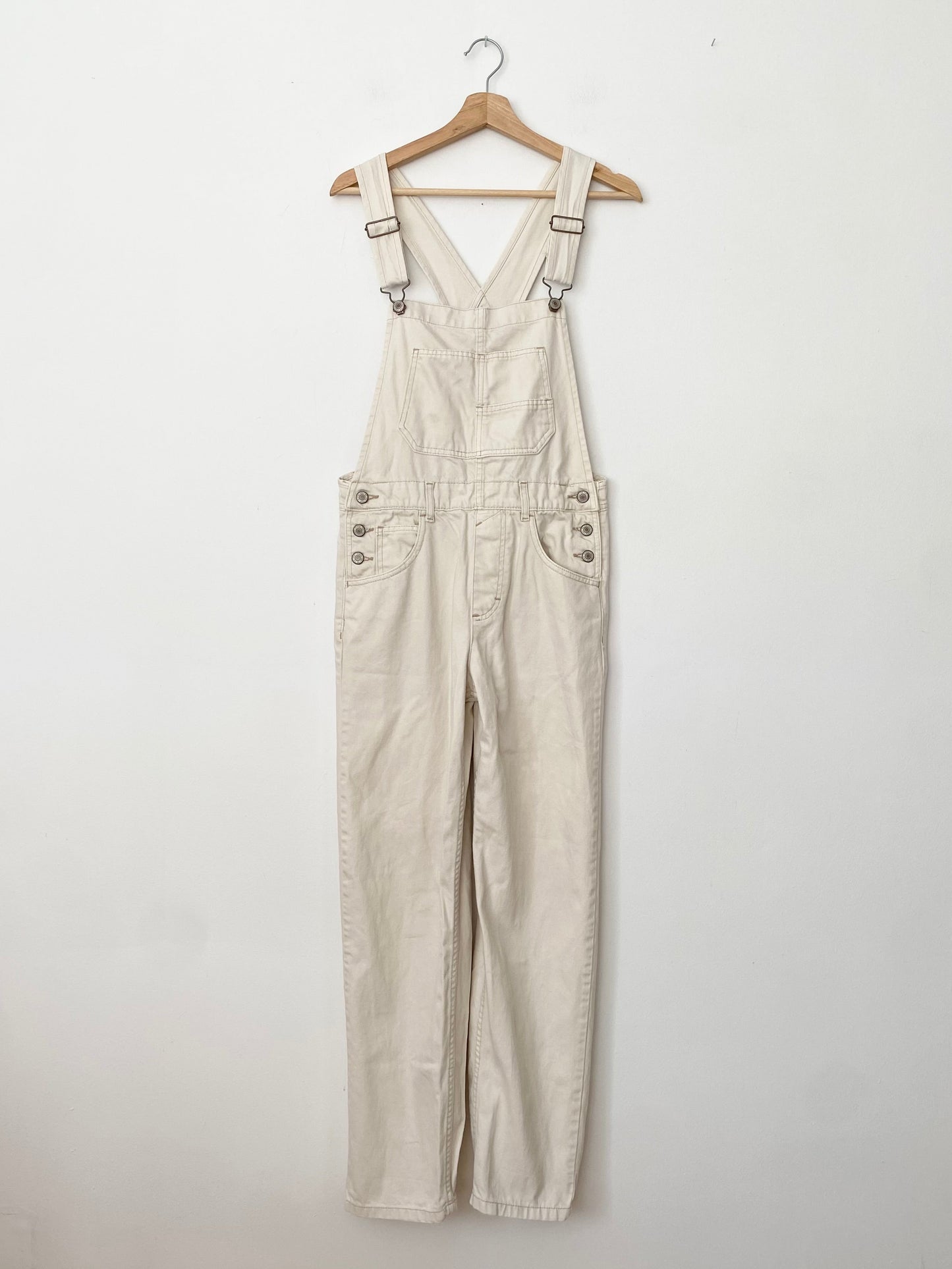 Salopette en jean blanche Free People XS/S